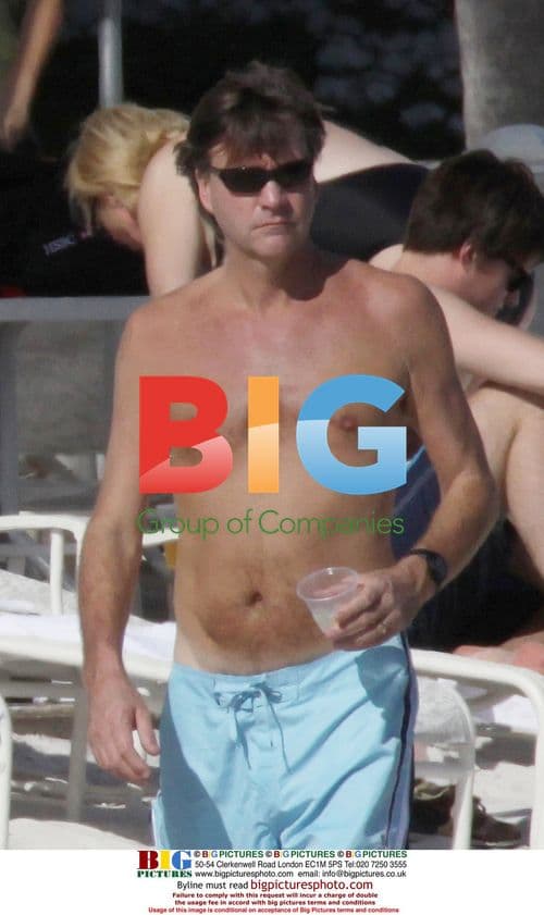 Judy Finnigan and Richard Madeley at the beach