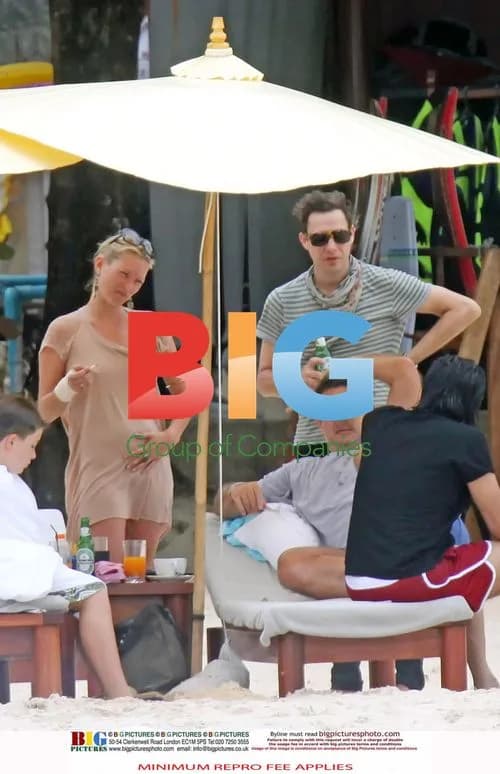 Kate Moss, Jamie Hince and Friends Relax in Thailand