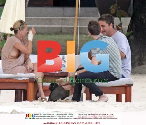 Kate Moss and friends on Thai holiday