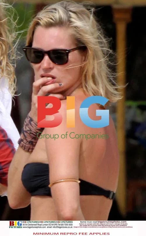 Kate Moss, daughter Lila and boyfriend Jamie in Thailand