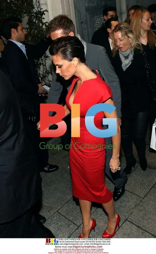 David Beckham & Victoria attend Fendi party in Milan