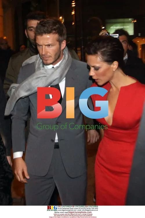 David Beckham and Victoria at Fendi party