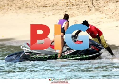 Coleen Rooney on Caribbean Beach