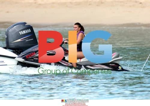 Coleen Rooney on Caribbean Beach