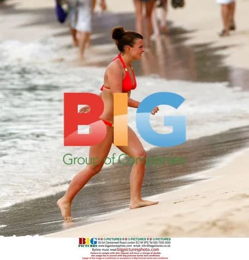 Coleen Rooney on Caribbean Holiday
