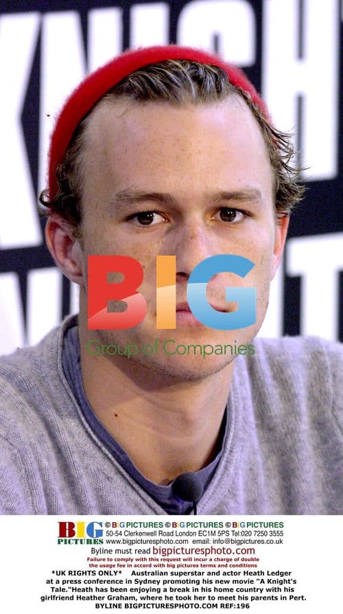 Heath Ledger Press Conference in Sydney