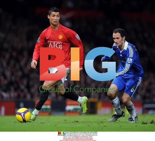 Ronaldo and Carvalho at Manchester United v Chelsea