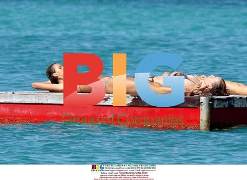 Alessandra Ambrosio swims in Saint Barthelemy