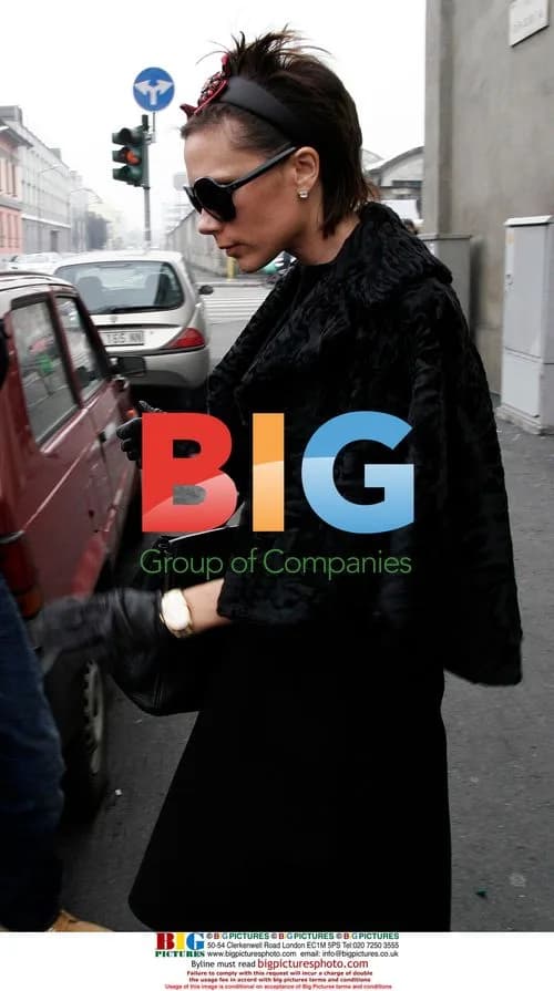 Victoria Beckham leaves Milan showroom