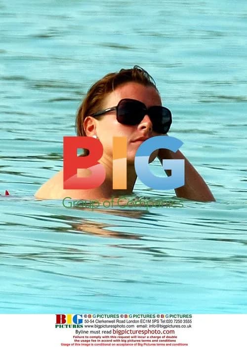 Coleen Rooney on Caribbean Beach