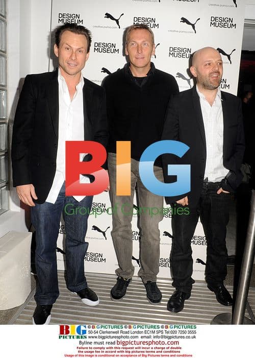 Christian Slater, Jochen Zeitz, Hussein Chalayan at Chalayan Exhibit Preview