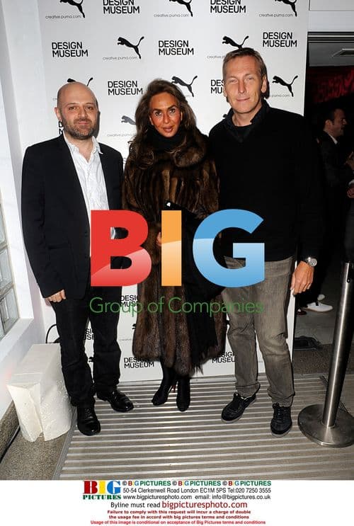 Jochen Zeitz and Hussein Chalayan at Chalayan exhibition preview