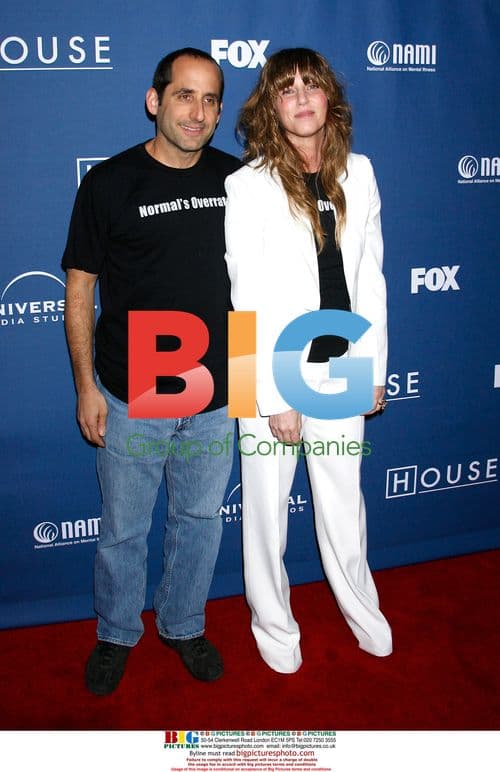 Peter Jacobson and Katie Jacobson at "House" 100th episode party