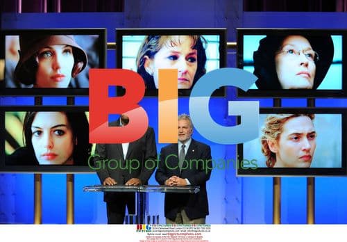 Forest Whitaker and Sid Ganis at Academy Awards