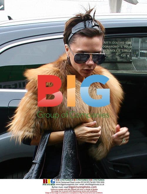 Victoria Beckham at Milan Airport