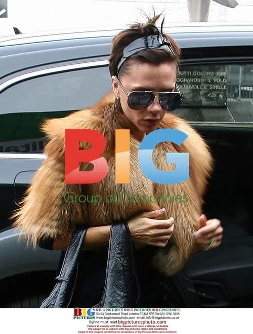 Victoria Beckham at Milan Airport
