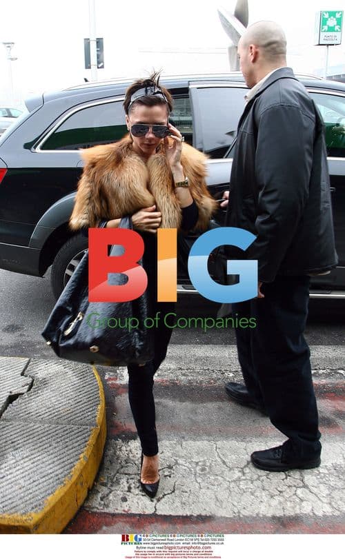 Victoria Beckham at Milan Airport