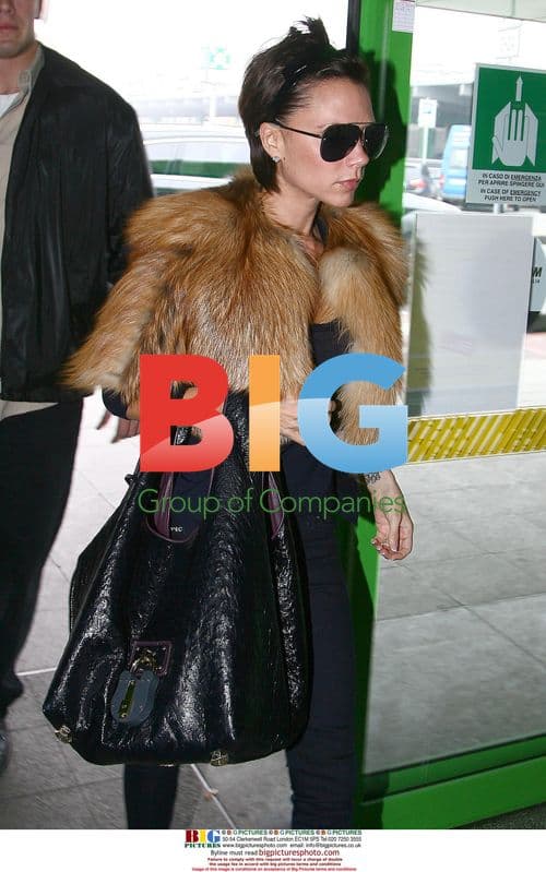 Victoria Beckham at Milan Airport