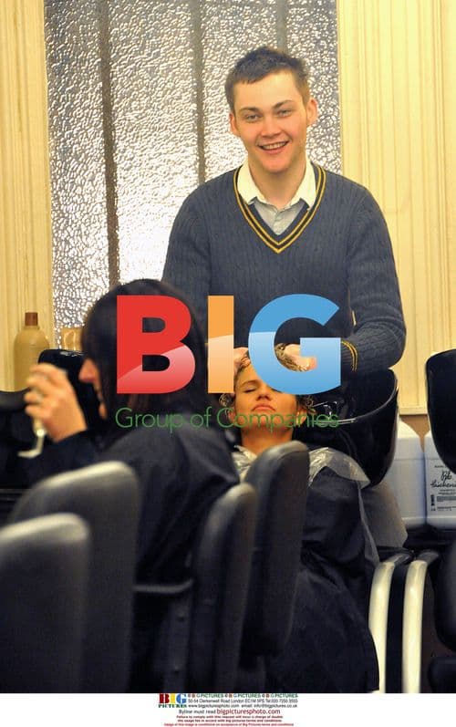 Kerry Katona and friend get hair done in Liverpool