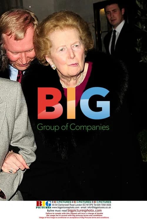 Margaret Thatcher Dines Out in Mayfair