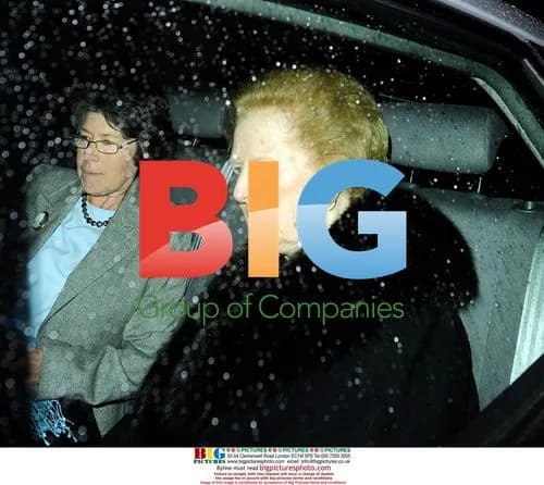 Margaret Thatcher dining out in Mayfair