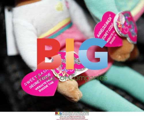 Sasha and Malia Beanie Baby dolls