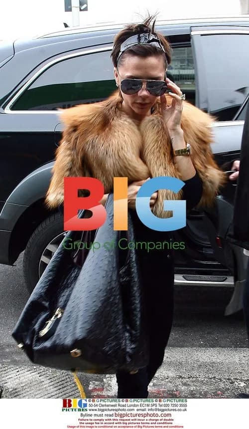 Victoria Beckham Arrives at Milan Airport