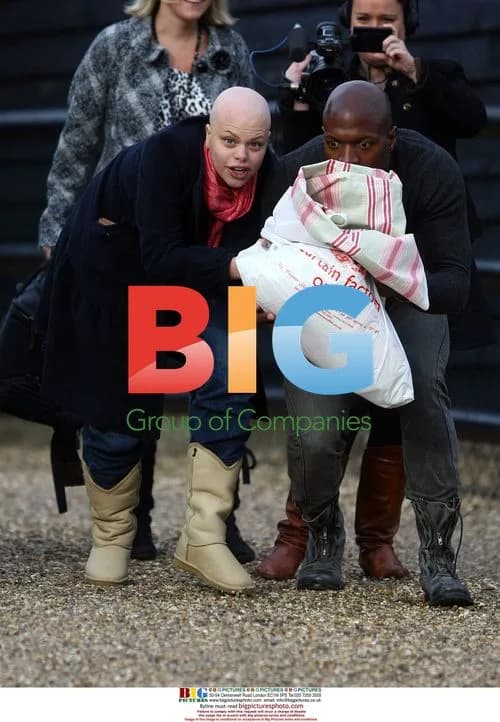 Jade Goody Filming Fitness Scene