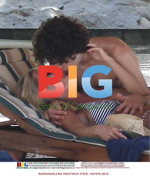 Denise Van Outen and Lee Mead on Caribbean Vacation