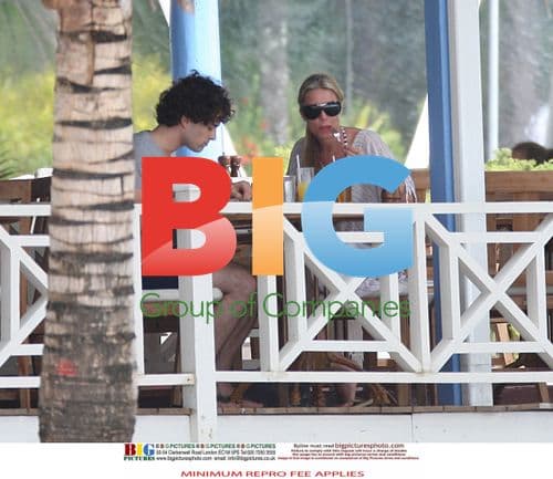 Denise Van Outen and Lee Mead on Caribbean Vacation