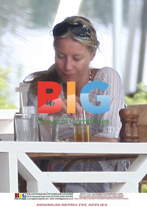 Denise Van Outen on Caribbean Vacation with Lee Mead