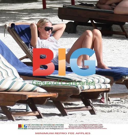 Denise Van Outen and Lee Mead on Caribbean holiday