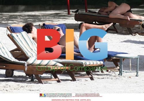 Denise Van Outen and Lee Mead on Caribbean Holiday