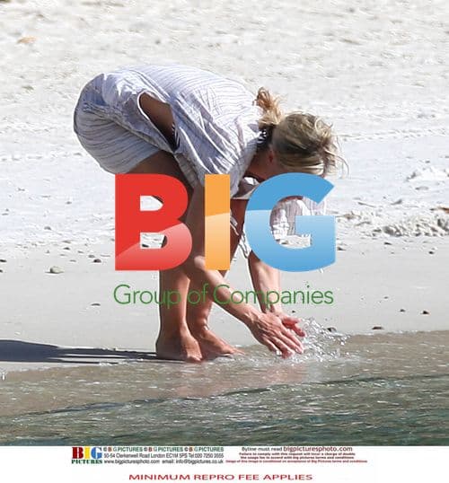 Denise Van Outen and Lee Mead on Caribbean Vacation