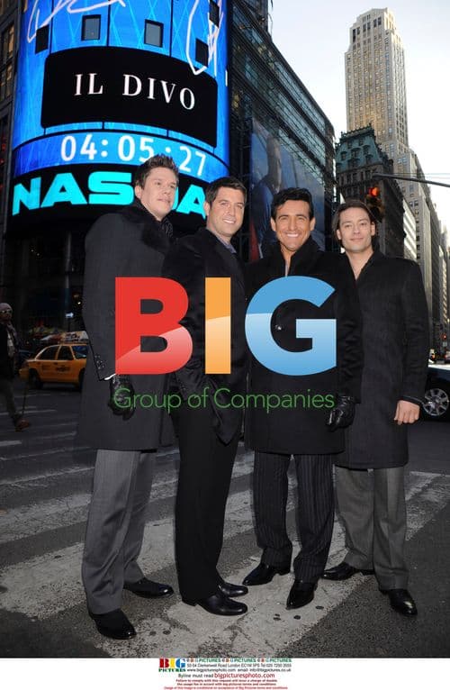 Il Divo at NASDAQ Closing Bell