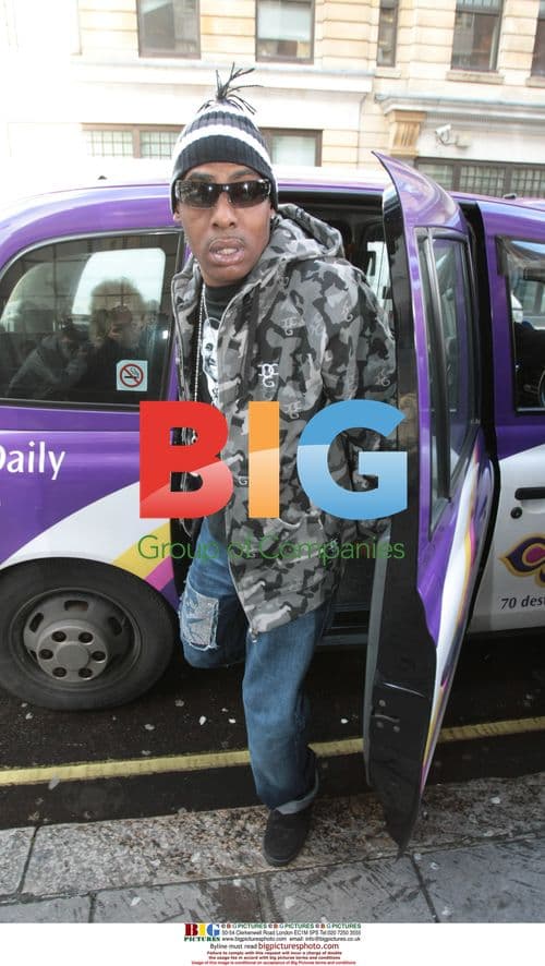 Coolio arrives at BBC Radio 1 in London