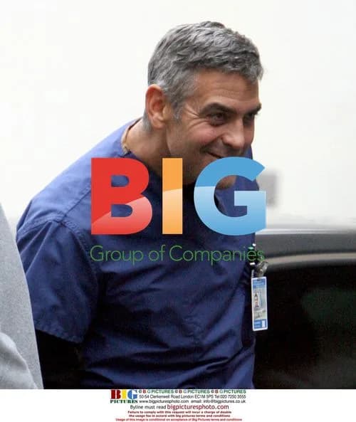 George Clooney on ER Set