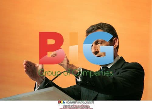 Nicolas Sarkozy at Right Wing Party Meeting