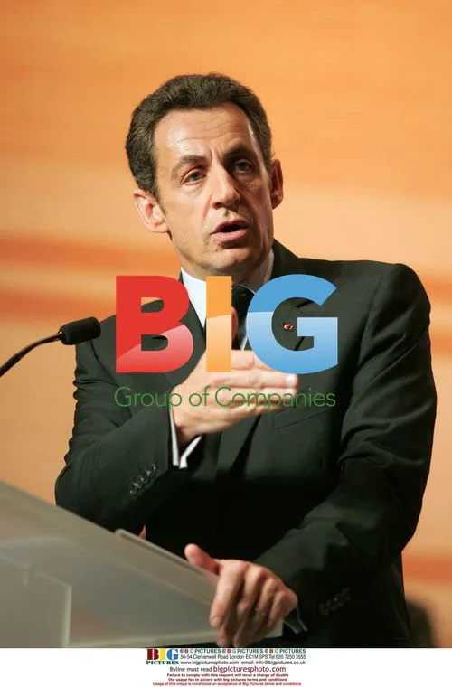 Nicolas Sarkozy at Right Wing Party Meeting