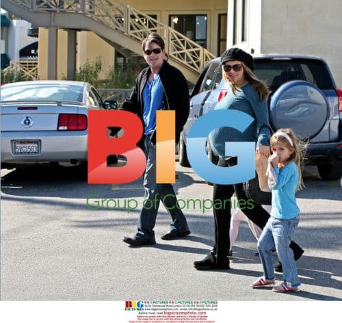 Charlie Sheen out with family