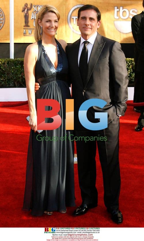Steve Carrel and Nancy Walls at SAG Awards