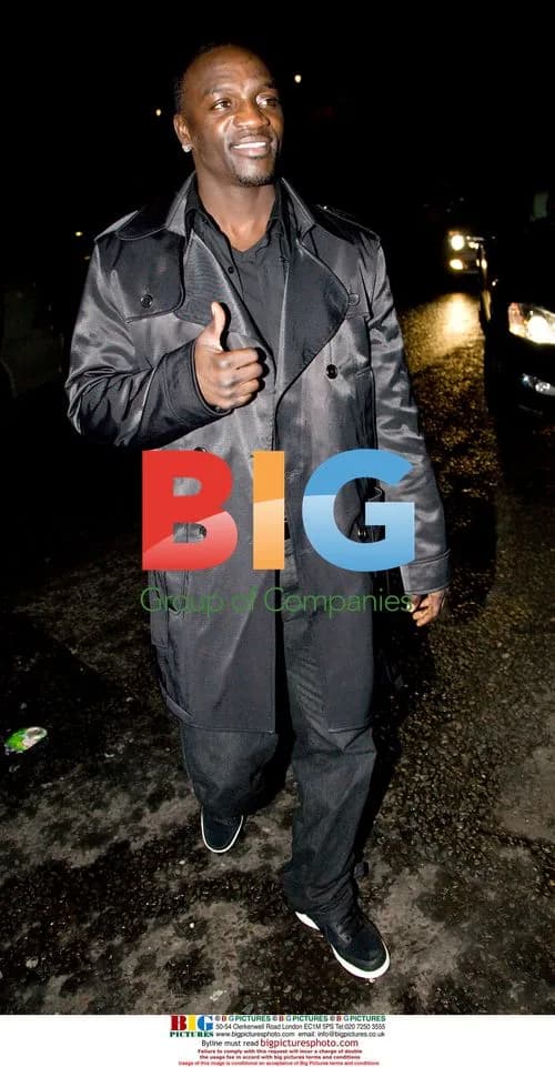 Akon arrives at party after Indigo2 gig