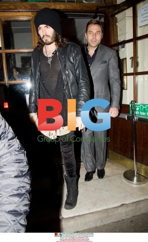 Russell Brand and David Walliams Party in London