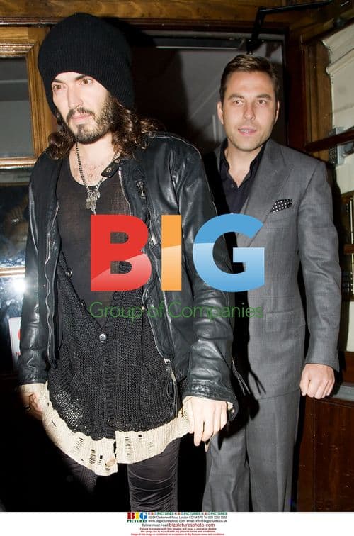 Russell Brand and David Walliams Party