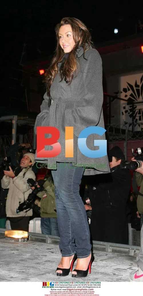 Michelle Heaton at Elstree Studios after Big Brother eviction