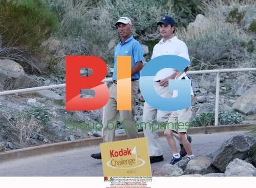 Chris O'Donnell and son at Bob Hope Chrysler Classic