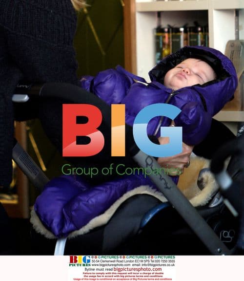 Radio 1 DJ Jo Wiley with new baby in London