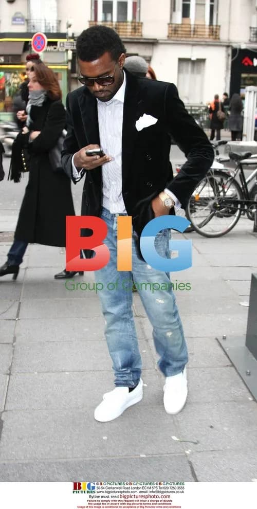 Kanye West at Christian Lacroix Couture Show