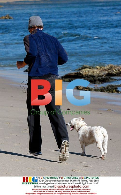 Matthew McConaughey Jogs on Malibu Beach