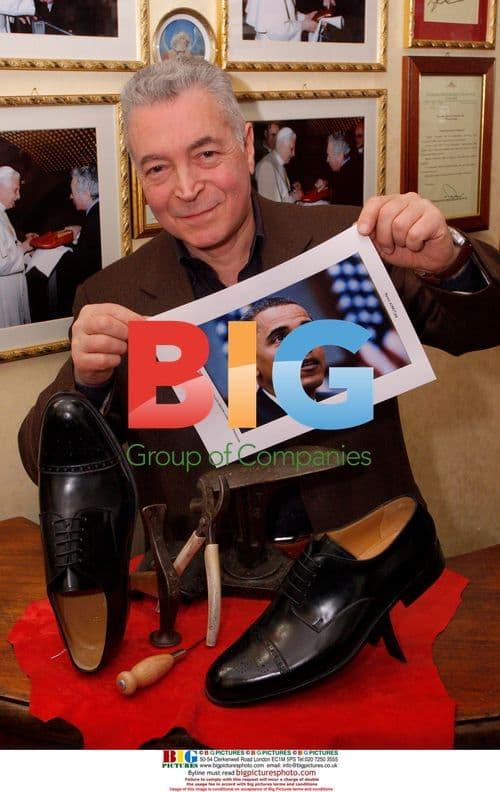 Adriano Stefanelli, Vatican's shoemaker, creates shoes for US President